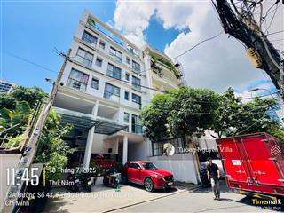 Bán tòa chdv thảo điền  12a đường số 43, p. thảo điền, q2 |dòng tiền 5.3%| tường villa 0934 161 ***