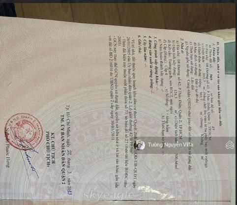 Bán villa thảo điền số 8 đường 42, p thảo điền, q2 | 303m2| tường villa 0934 161 ***