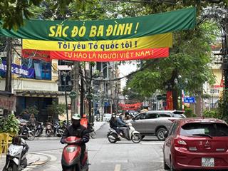 Mặt phố hồ trúc bạch 96m2 1 sổ 1 chủ mt 4m