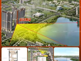 Một vốn bốn lời  duy nhất căn studio  view hồ điều hòa  sống phong cách masteri