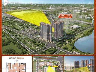 Pass cọc căn hộ 2pn 2vs (giảm 50 triệu)  không chênh  tiêu chuẩn bàn giao cao cấp nhất tại ocp 1