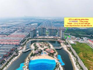 1n 1vs rẻ nhất dự án  2,899 tỷ 41,6m2  phân khúc cao cấp bậc nhất ocp 2  view thoáng vĩnh viễn