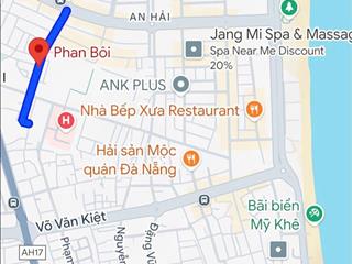 Chính chủ gửi bán  lô đất đẹp phan bôi (mỹ khê)