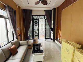 Hẻm thông  ô tô tránh cách 3 căn  xây mới  49m2  tặng nội thất  ngay chợ thạch đà  nhỉnh 5t