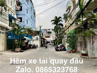 Mt hẻm xe tải 87m2 tô hiến thành, quận 10