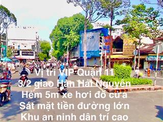 Sát mặt tiền đường vị trí vip 47m2 hàn hải nguyên q11