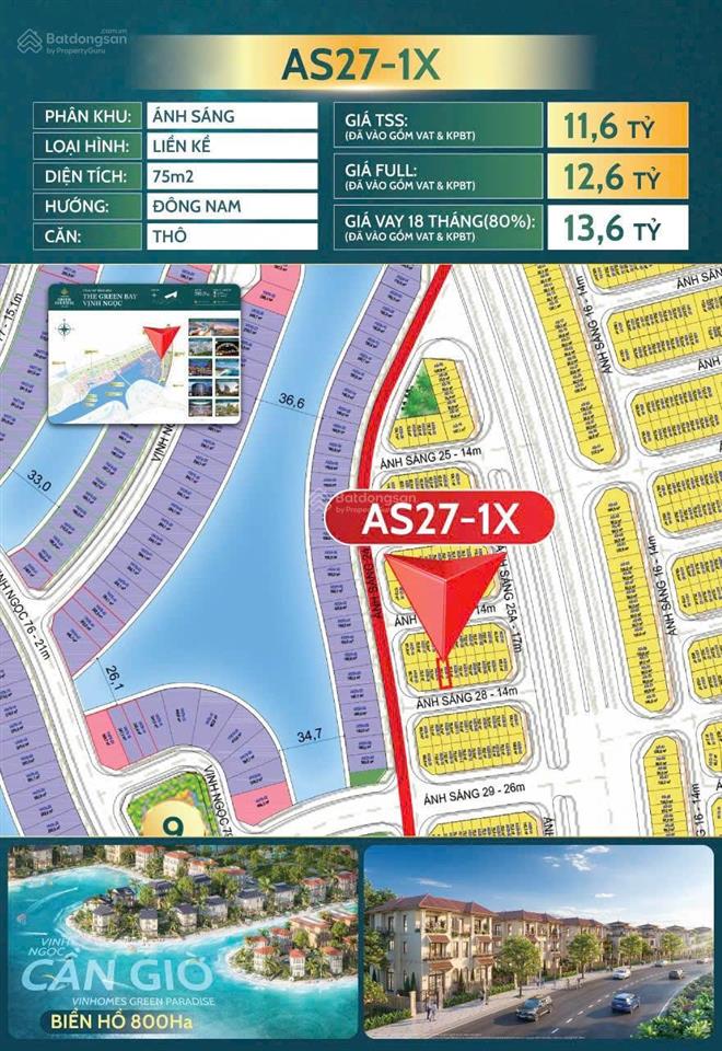 Vinhomes green paradise phân khu a vịnh tiên duy nhất 400 sản phẩm cho giai đoạn 2