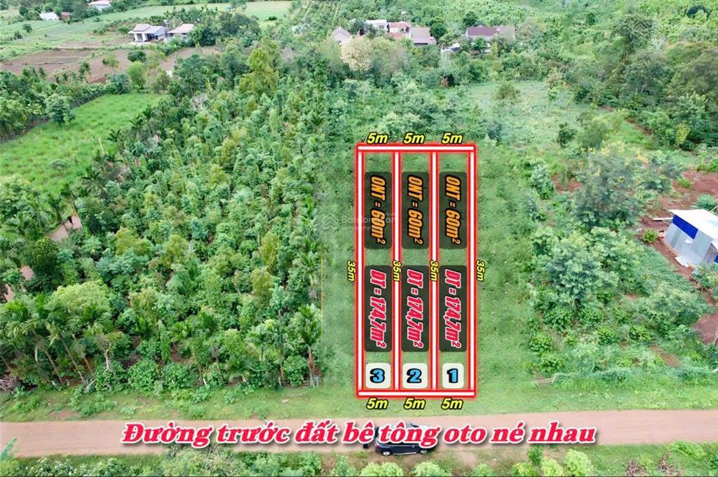 Đất nền mặt tiền bê tông gần trường học, chợ, quốc lộ 27 mà giá chỉ 238 triệu