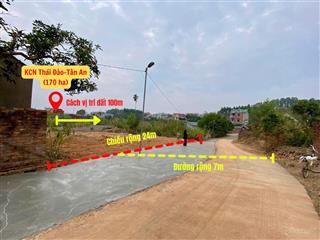 Bán đất nền sát khu công nghiệp thái đào tân an, chỉ hơn 4tr/1m2 đất thành phố siêu tiềm năng