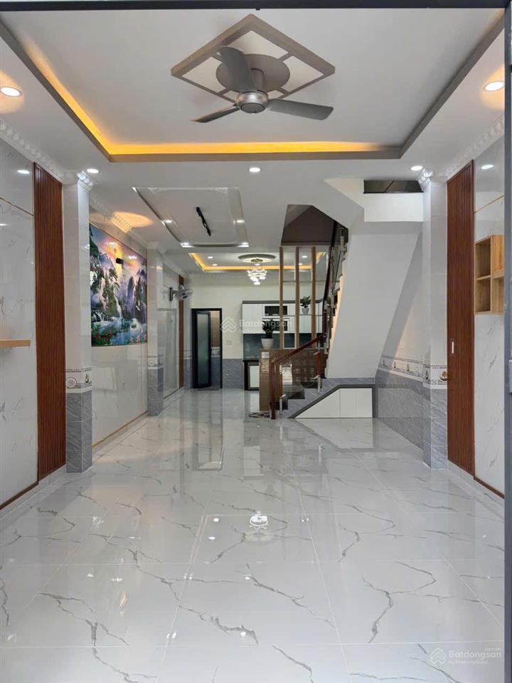 Nhà mới xây kdc hoàng hoa  1 trệt 2 lầu st  hoàn công đầy đủ 4ty250