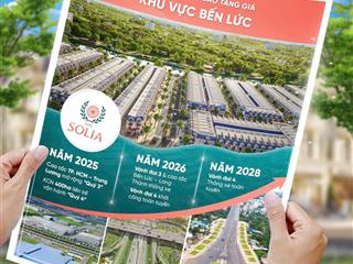 The solia đất nền đã có sổ  khả năng lấp đầy cao đầy đủ tiện ích  nh hỗ trợ 70%