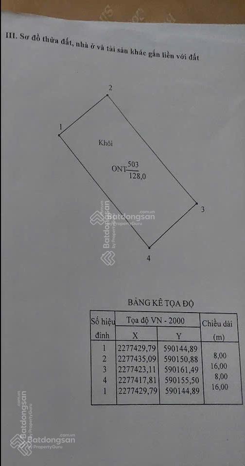 Bán đất mặt tiền 8m diện tích 128m2, đường ô tô tránh nhau. giá đầu tư