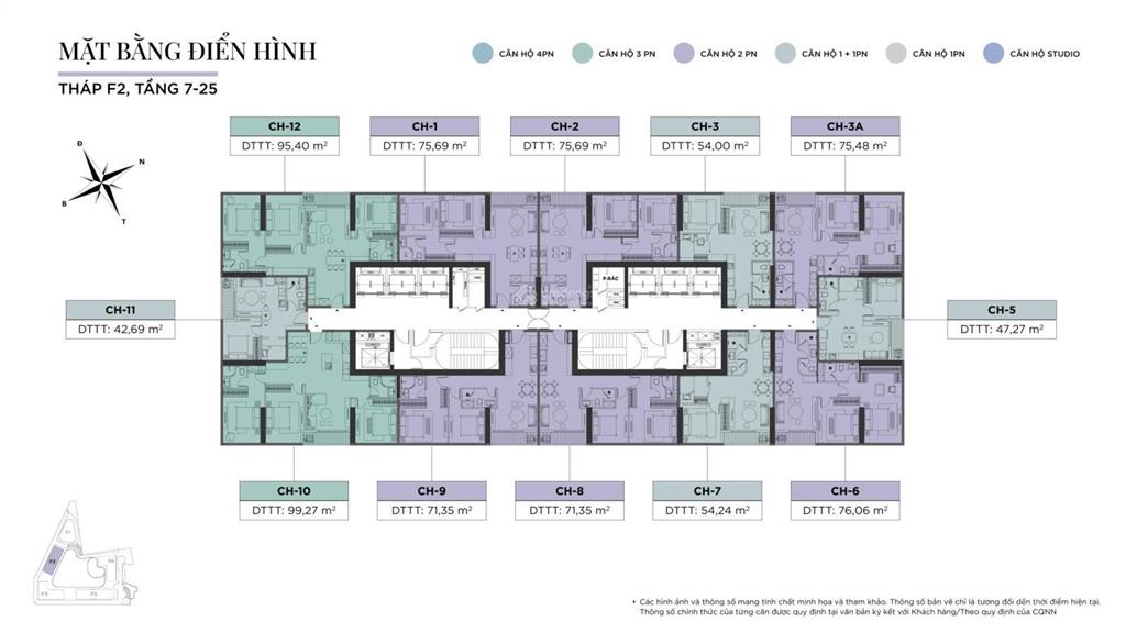 Căn góc 3n 99m2 giá chỉ 14.2 tỷ siêu hot