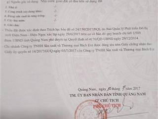 Bán nhanh lô đất gần khu du lịch chợ đêm điện dương ven biển hội an diện tích 125m2  giá tốt 2,xtỷ