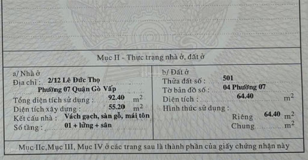 Nhà cấp 4 phù hợp xây mới hoặc kinh doanh, ngay khu đông dân cư. ô tô đỗ cửa ngày đêm