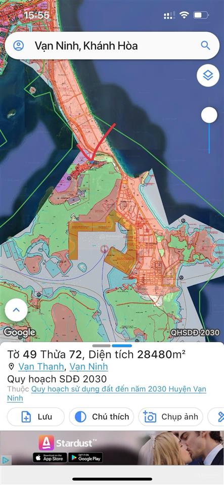 Bán đất khu kinh tế vân phong 2.7 tỉ/ 1 lô 100 m2 đất khu đô thị đối diện công viên địa thế đẹp