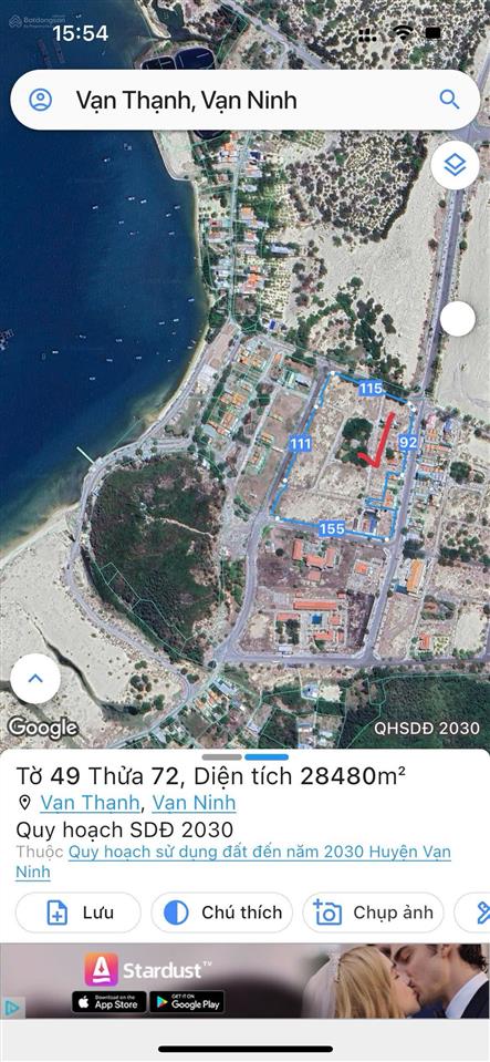 Bán đất khu kinh tế vân phong 2.7 tỉ/ 1 lô 100 m2 đất khu đô thị đối diện công viên địa thế đẹp