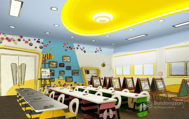 Cho thuê mặt bằng 500m2 có công năng trường mầm non tại trung tâm ba đình