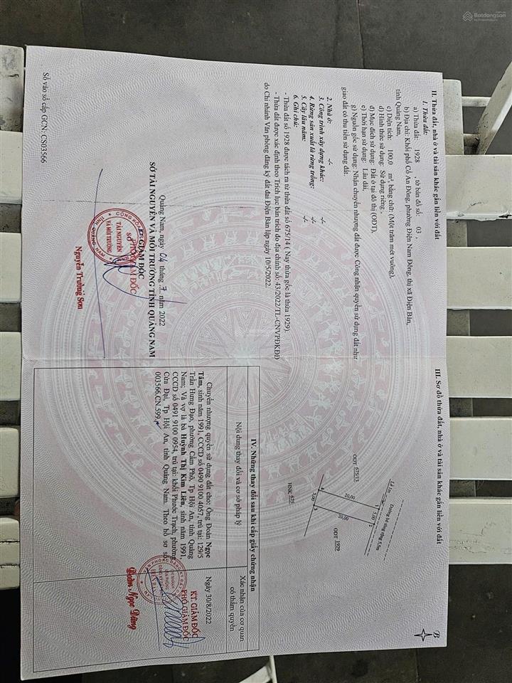 Bán lô đất cạnh trường tiểu học. cạnh tthc mới