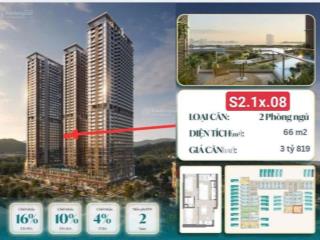 Căn thưởng độc quyền giá cực kì tốt căn 2 ngủ hướng nam, view trực diện biển tầng trung dự án skym