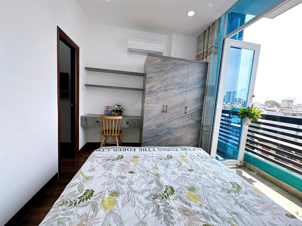 Căn hộ 1 phòng ngủ tách bếp có thang máy ban công lớn máy giặt riêng ở nhật tảo, quận 10