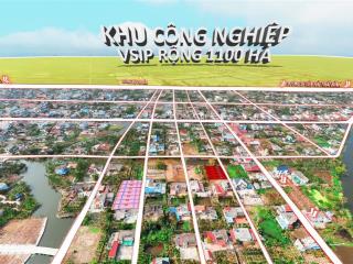 Em trang bán nhanh lô đất 106m2 full cư  cạnh kcn vsip nam định  biển quất lâm lộng gió