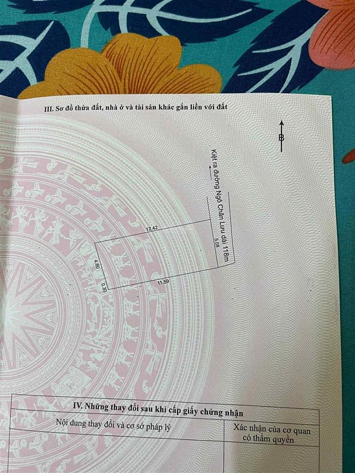 Bán đất tại k 109 tô hiệu, 2,4 tỷ, 60,4 m2 đẹp, nhiều tiện ích chỉ với