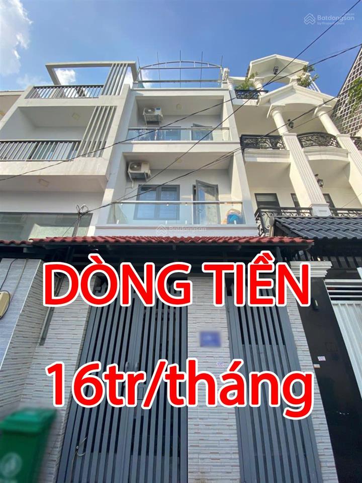 Bán nhà 4 tầng đường tô ngọc vân, phường thạnh xuân, quận 12, 64m2 (4x16), 5.7 tỷ