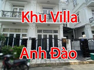 Bán nhà 4 tầng khu villa anh đào đường hà huy giáp phường thạnh xuân quận 12, 70m2 (5,8x12), 6.3 tỷ