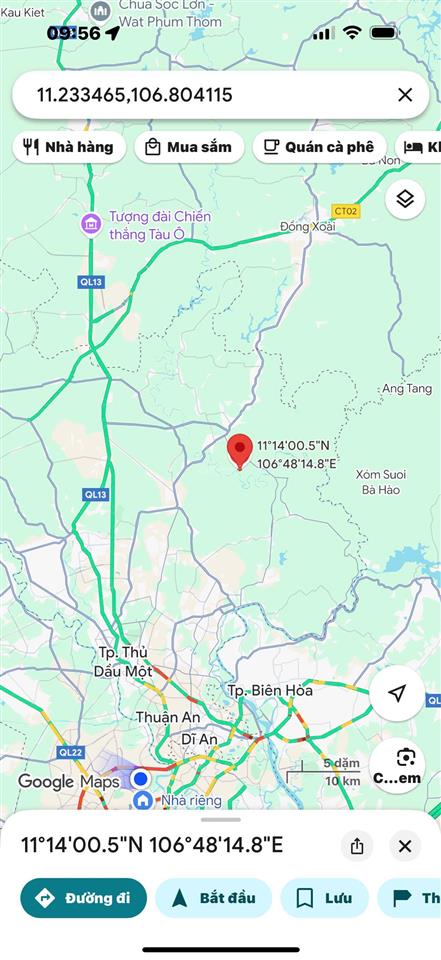 Đất tam lập phú giáo bình dương. dt 4,7 ha, đất chính chủ