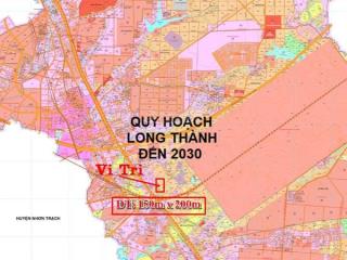 Lô đất đẹp, 2 mặt tiền, ngay trước cổng sân bay long thành, dt 3ha, 150m x 200m, giá 91 tỷ