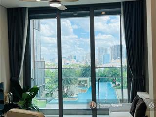 Cho thuê căn hộ empire 1 phòng ngủ  nội thất đẹp  view hồ bơi giá 26,5 triệu