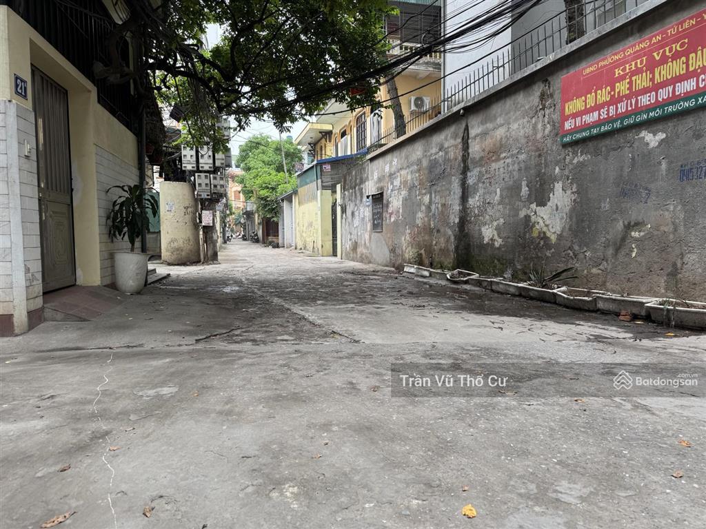 Bán mảnh đất đẹp phố tứ liên 63m, mặt tiền 5m ô tô đỗ cửa hàng hiếm trung tâm tây hồ giá đầu tư