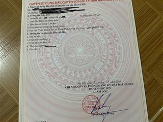 97.5m2 full thổ cư thanh trí minh phú đường rộng 5m ngõ thông cách chợ thanh trí 150m