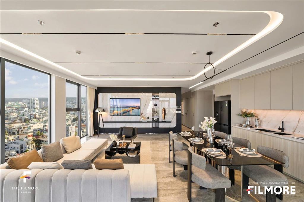 Căn 2pn the filmore đà nẵng nội thất liền tường cao cấp nhận nhà ngày cho thuê được liền 40tr/tháng