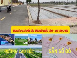 Bán đất tại quất lâm, giao thủy, nam định, 1,5 tỷ, 75 m2