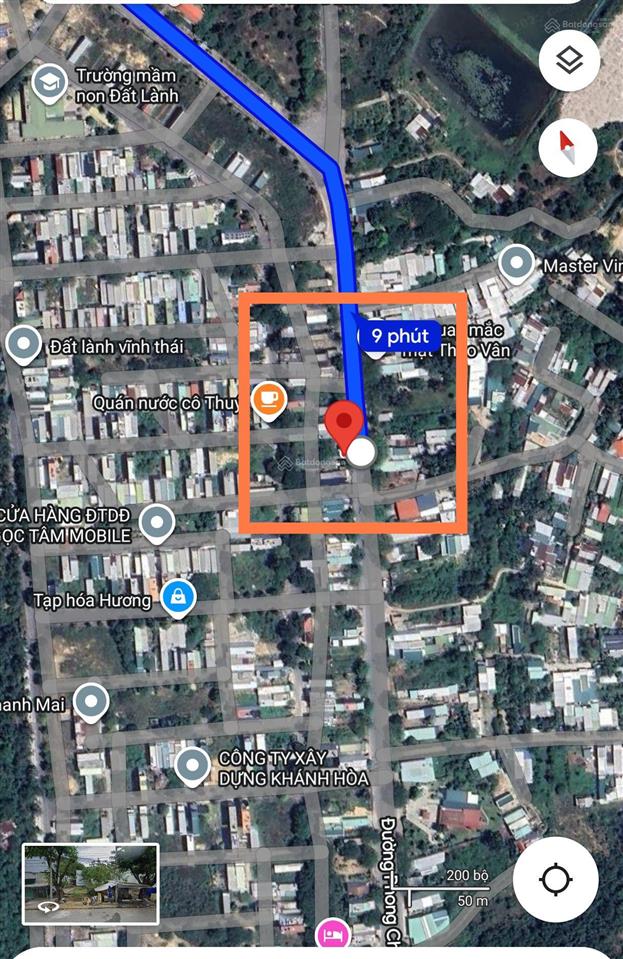 Đất mặt đường 3,8 tỷ khu tái định cư đất lành, phường nam nha trang, sổ đỏ đầy đủ