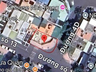 Lô góc 105m2 cạnh sông 16,327 tỷ tttp nha trang khu đô thị hq1 phù hợp xây biệt thự mặt đường kd.
