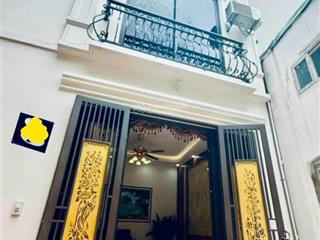 Nhà mới tổ 15 mặt ngõ đường yên bình, 15m ô tô tránh, 35m2, 5 tầng, tặng full nội thất, chỉ 4.32 tỷ