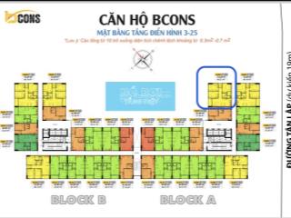 Chính chủ bán căn hộ 3pn2wc bcons miền đông 2 tỷ 950