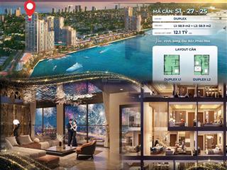 2 căn duplex đập thông dự án sun symphony giá chỉ từ 10 tỷ