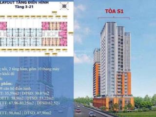 Căn 1pn+ spana tower rẻ nhất thị trường 54m2