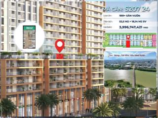 Căn hộ sungroup spana tower s2.07.24 căn hộ 1pn + 54m2+18m2 sân vườn, giá sau ck chỉ 3 tỷ 2