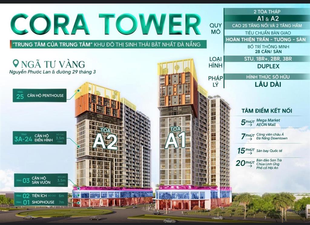 Căn studio phong thủy mã căn a1.1818 tầng cao giá tốt siêu đẹp tại căn hộ sungroup cora tower