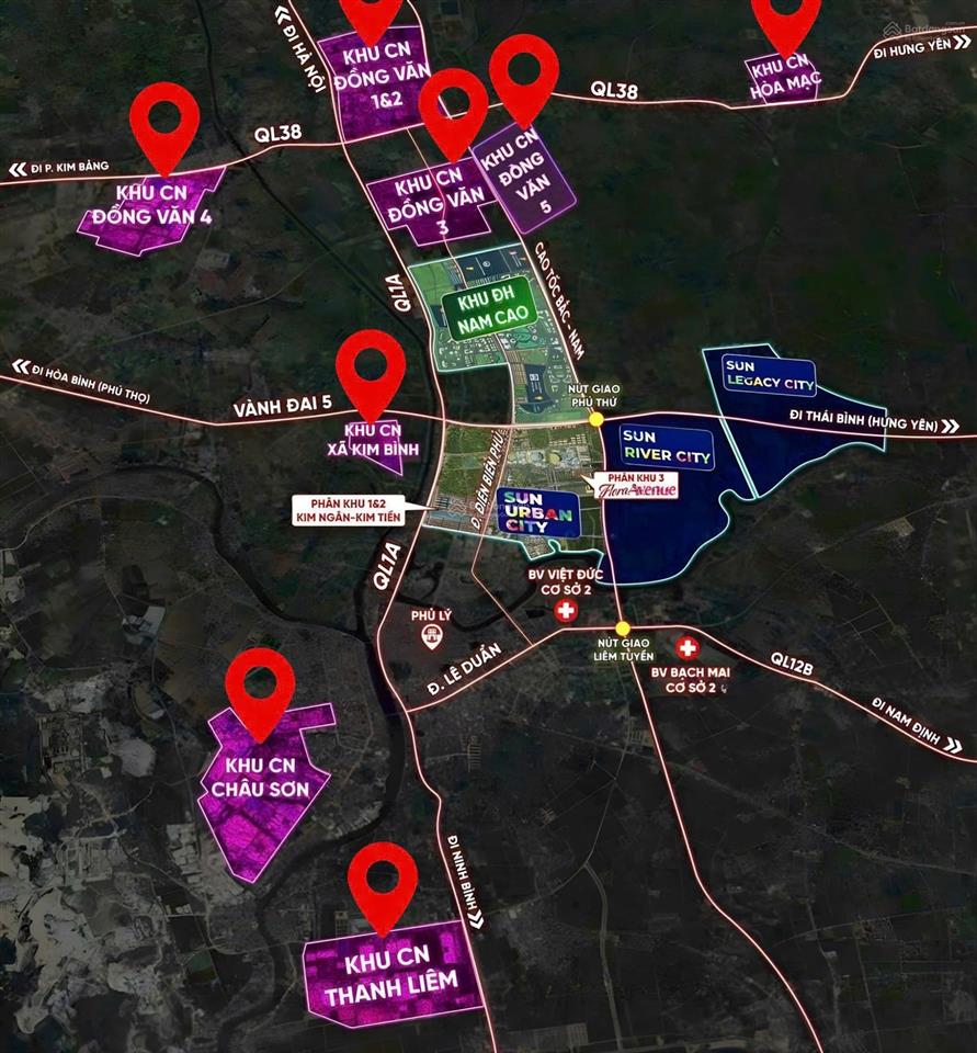 Sun urban city hà nam chỉ với 1 tỷ 500 sở hữu cho căn liền kề