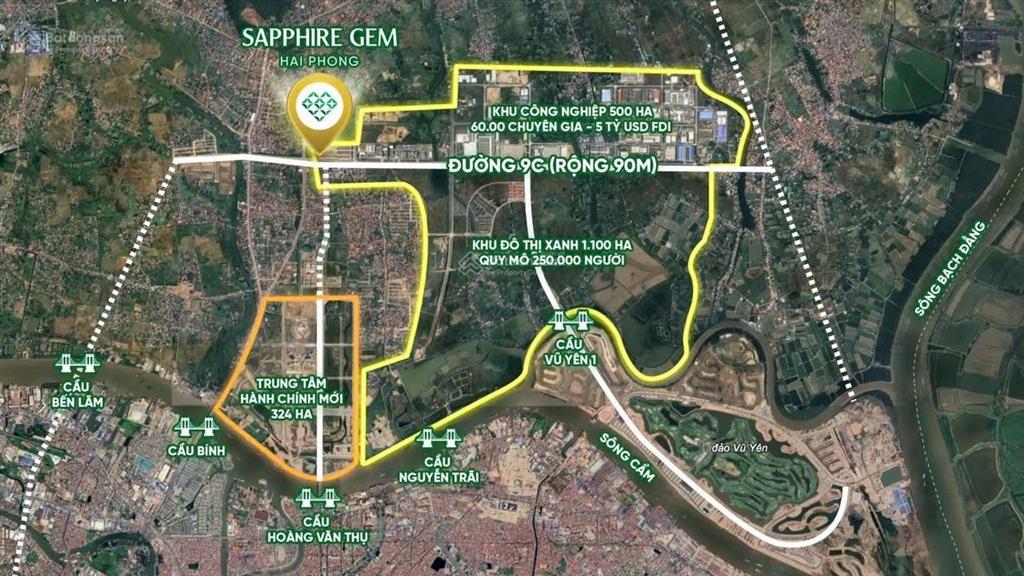 Cách trung tâm hành chính tp hải phòng 1,3km, giá chỉ từ 50tr/m2 rẻ nhất hiện tại đã có nhà xây thô