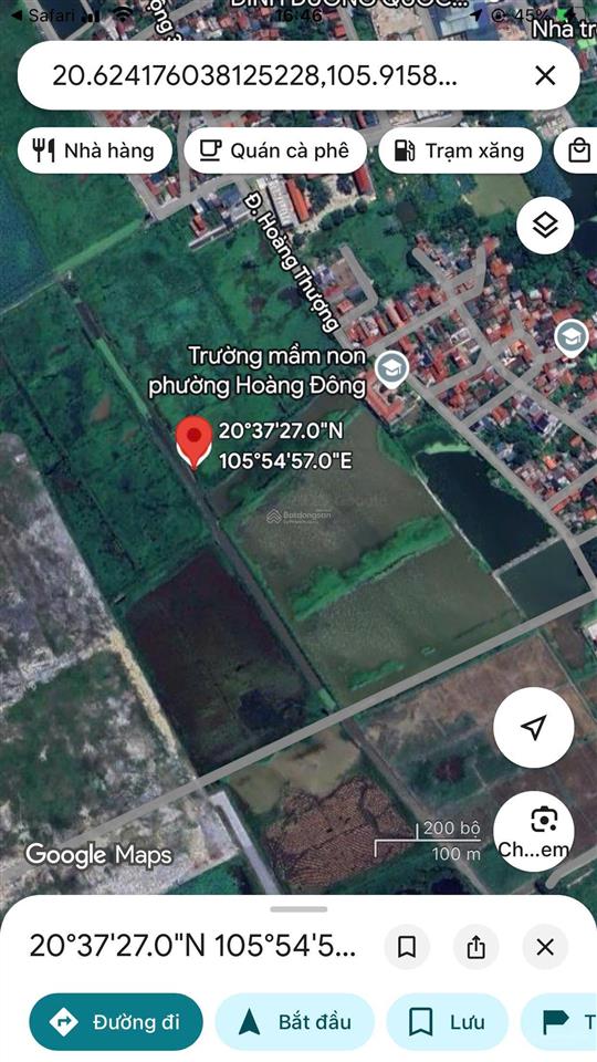 Bán đất tại xã hoàng đông, duy tiên, hà nam, giá 3,1 tỷ, diện tích 108 m2, view đẹp hot!