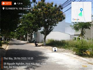 Đất biển tân trà đường nguyễn nghiễm dt 169m2 chỉ 7,5 tỷ