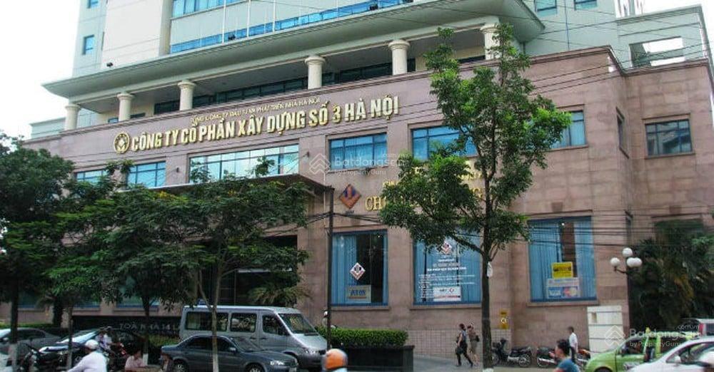 Cho thuê vp toà hanco3 building 14 láng hạ, ba đình. dt 150m²