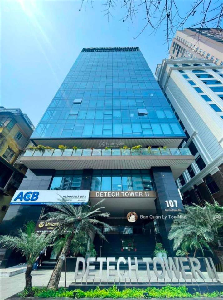 Cho thuê vp giá siêu hời tại tòa nhà detech tower 2 nguyễn phong sắc. dt 200m² có thể chia nhỏ